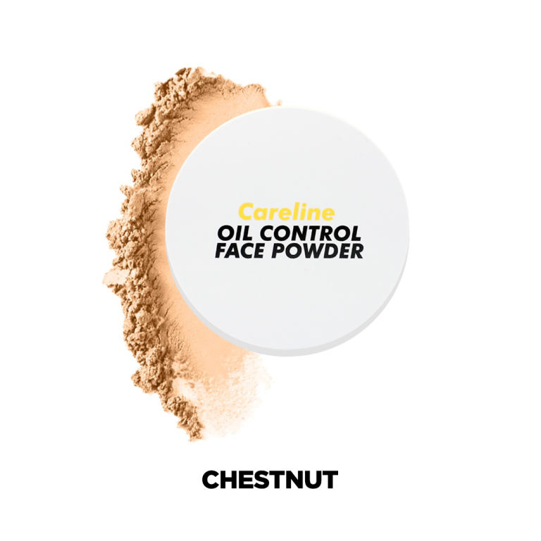 CARELINE OIL CONTROL FACE POWDER - CHESTNUT