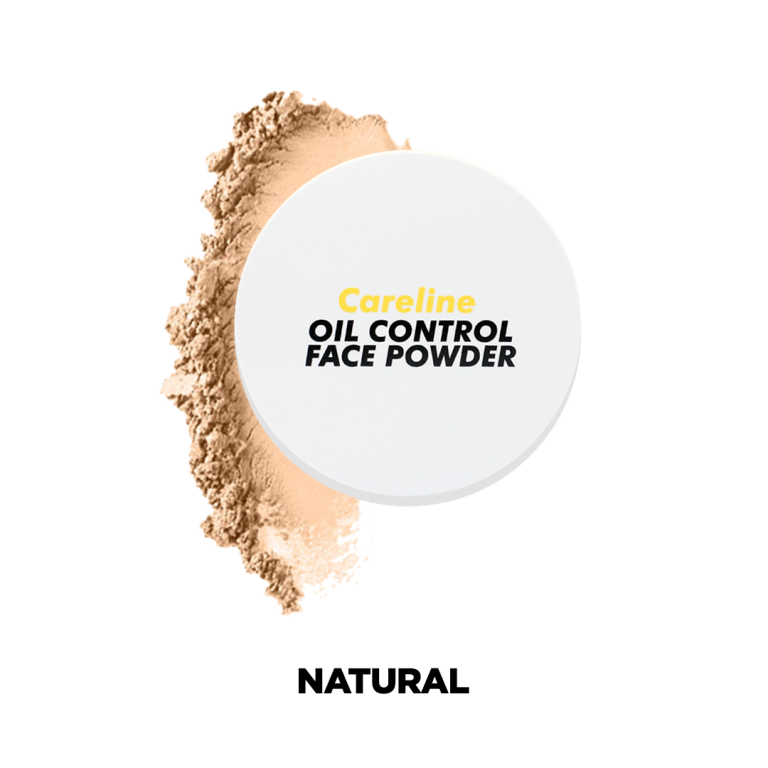 CARELINE OIL CONTROL FACE POWDER - NATURAL