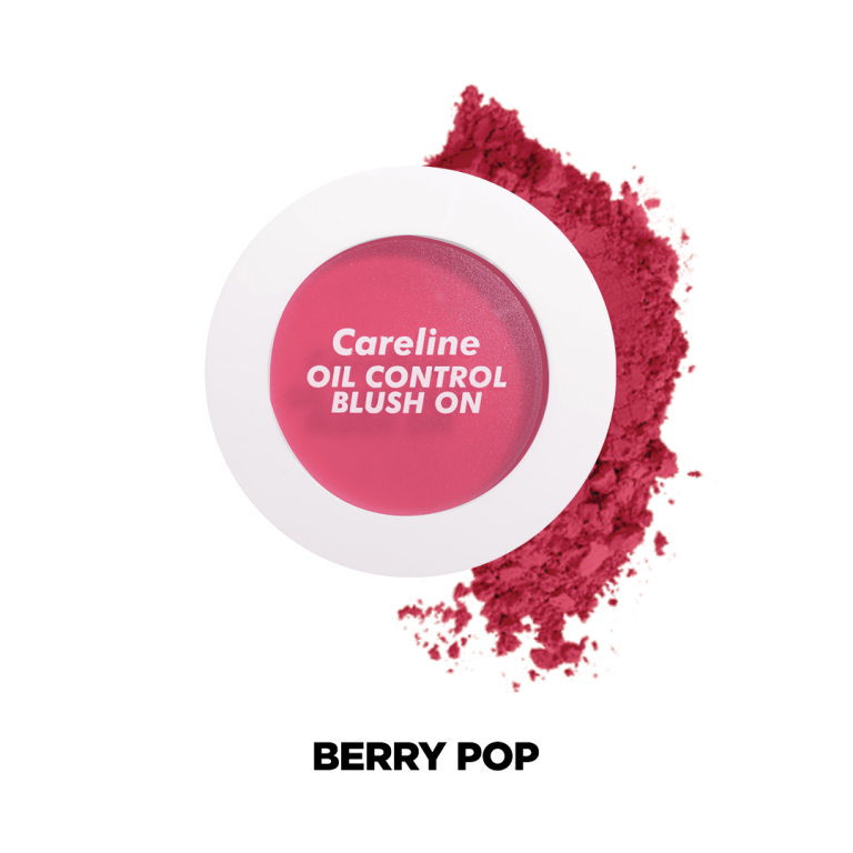 CARELINE SINGLE BLUSH ON - SINGLE BLUSH-ON - BERRY POP