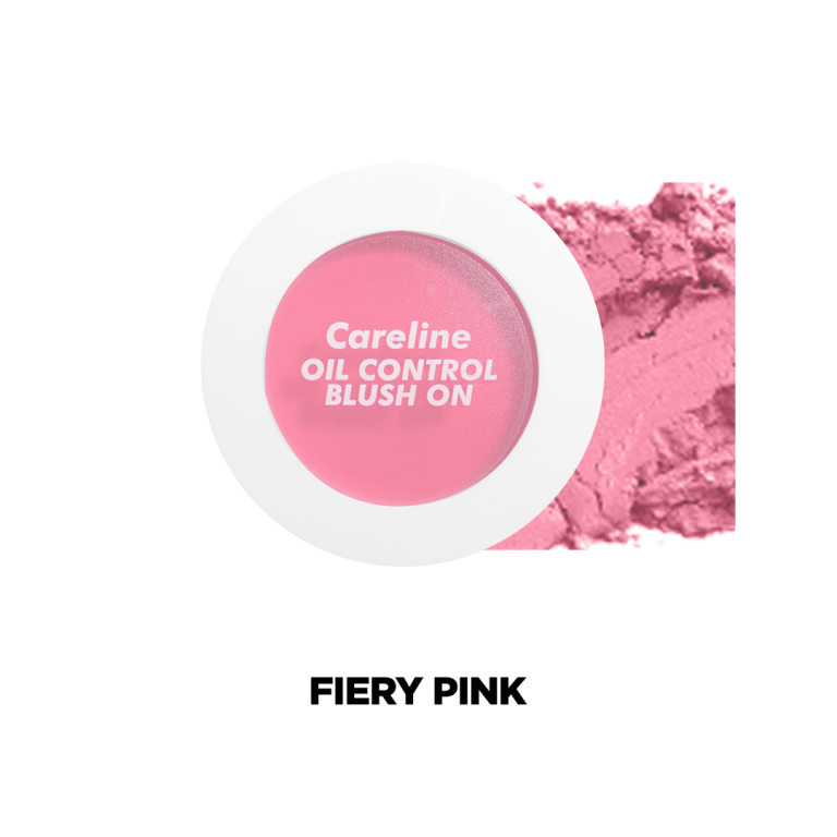 CARELINE SINGLE BLUSH ON - SINGLE BLUSH-ON - FIERY PINK