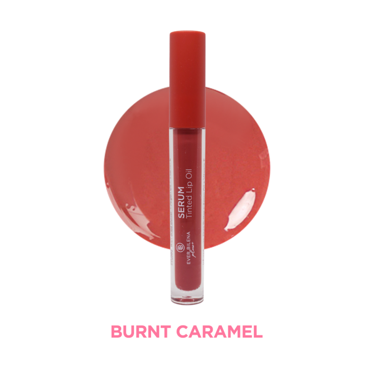 EB PLUS SERUM TINTED LIP OIL - BURNT CARAMEL