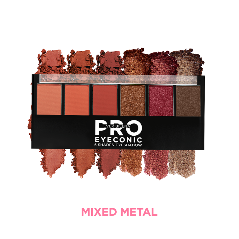 EB PRO EYECONIC 6 SHADES EYESHADOW - MIXED METAL