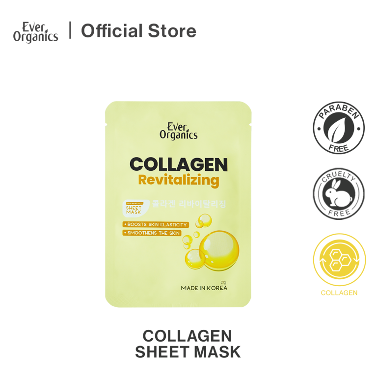 EO COLLAGEN REVITALIZING SERUM INFUSED SHEET MASK
