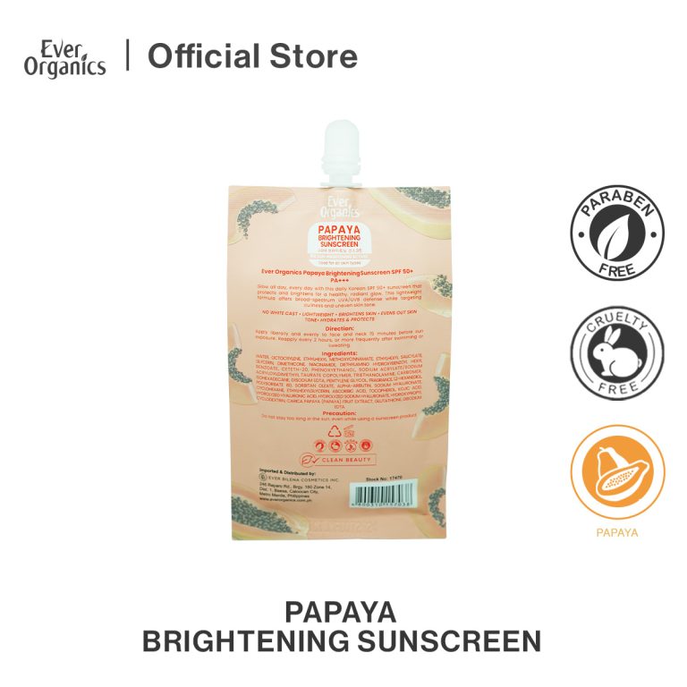 EO PAPAYA BRIGHTENING SUNSCREEN 1