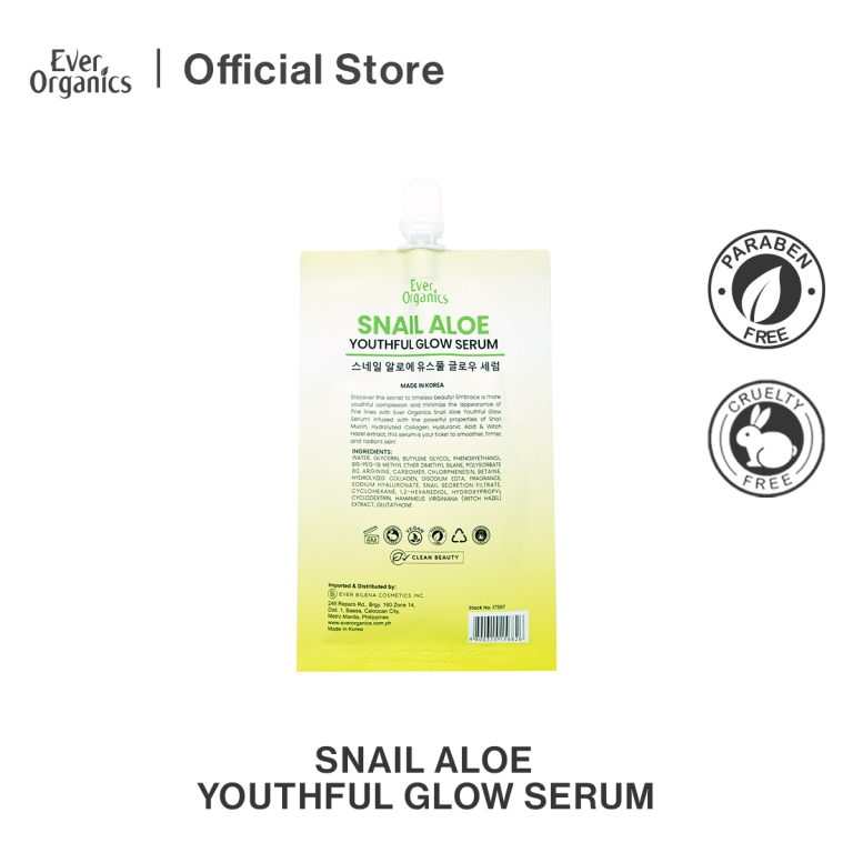 EO SNAIL ALOE YOUTHFUL GLOW SERUM 1