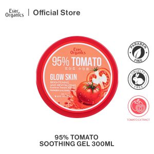 Ever Organics 95% Tomato Glow Skin Soothing Gel 300ml