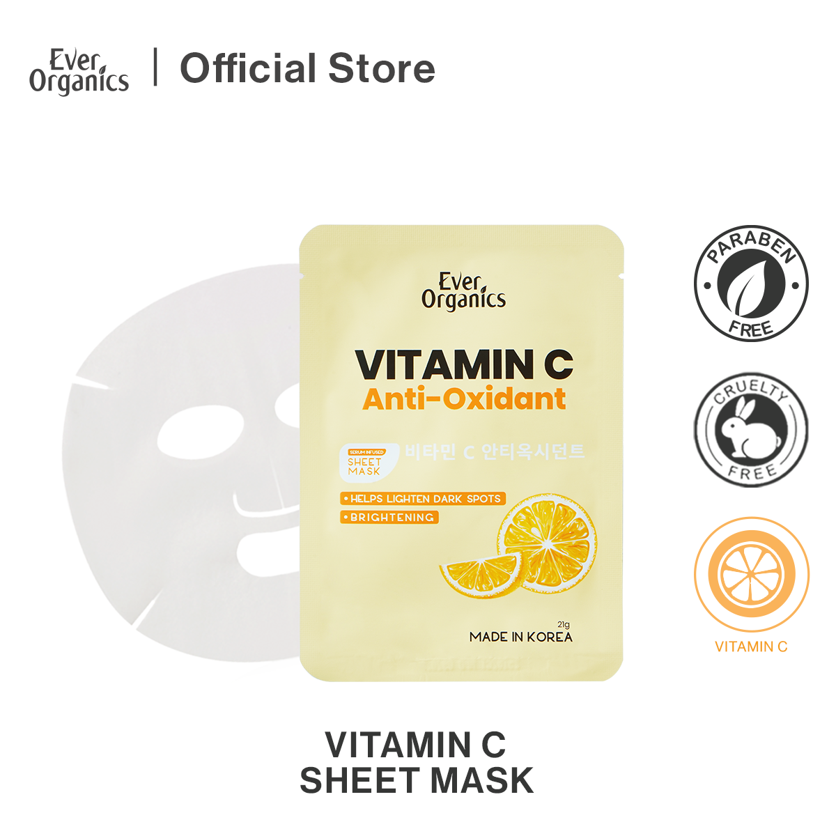 Ever Organics Vitamin C Sheet mask