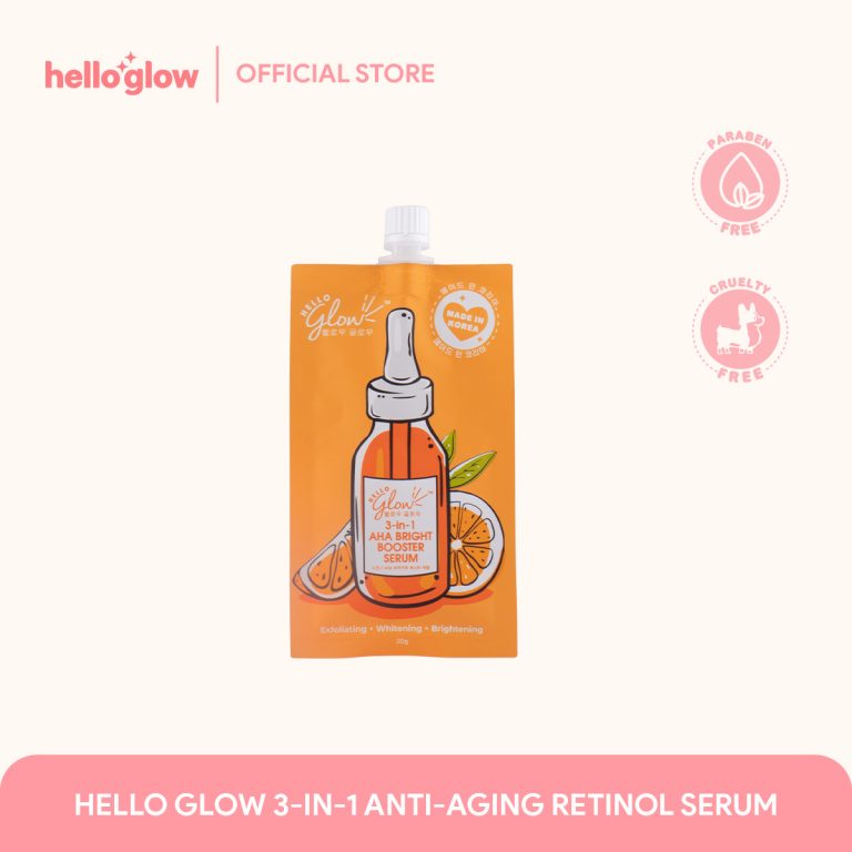 HELLO GLOW - 3-IN-1 AHA BRIGTHENING BOOSTER SERUM