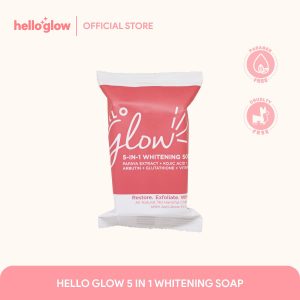 HELLO GLOW 5-IN-1 WHITENING SOAP 90G
