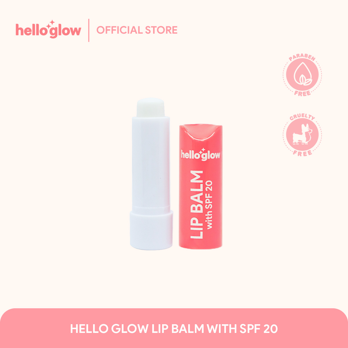 HELLO GLOW LIP BALM WITH SPF 20