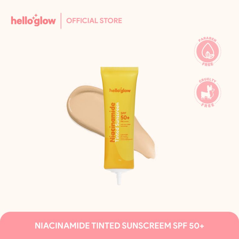 HELLO GLOW - NIACINAMIDE TINTED SUNSCREEM SPF 50+ 70G2