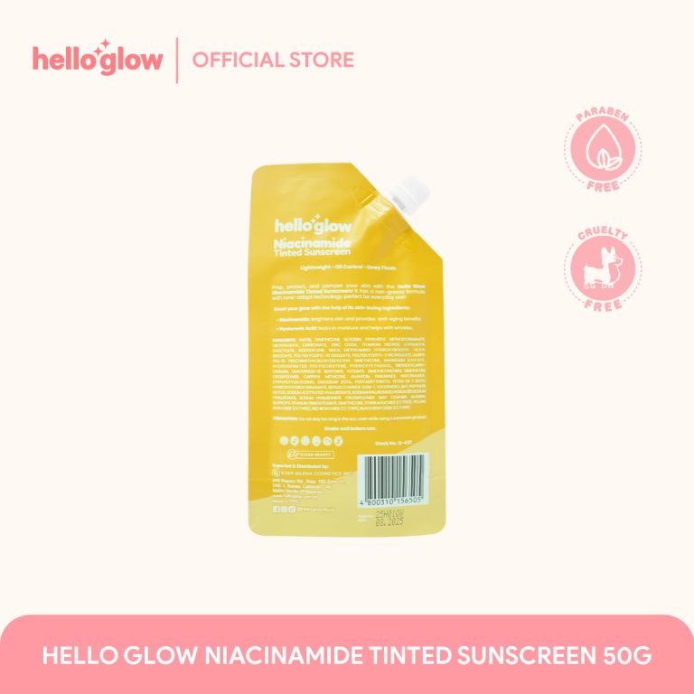 HELLO GLOW - NIACINAMIDE TINTED SUNSCREEN 50G (new package) 1
