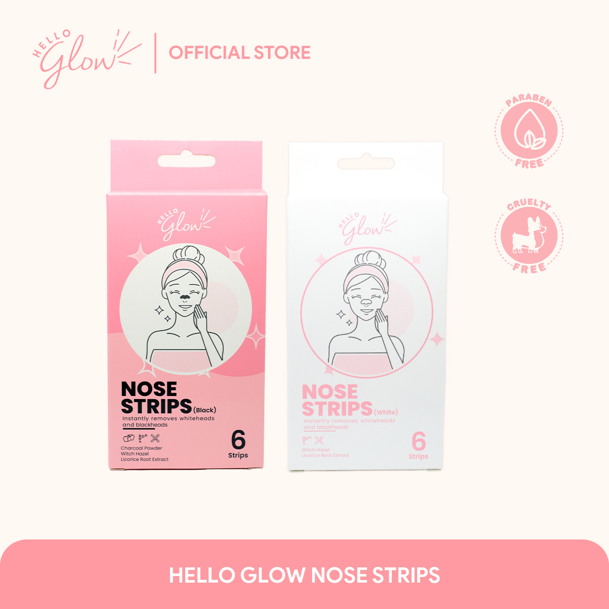 HELLO GLOW NOSE STRIPS