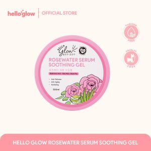 HELLO GLOW ROSEWATER SERUM SOOTHING GEL 300ML (MOISTURIZER)