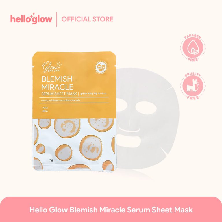 HELLO GLOW SERUM SHEET MASK –BLEMISH MIRACLE
