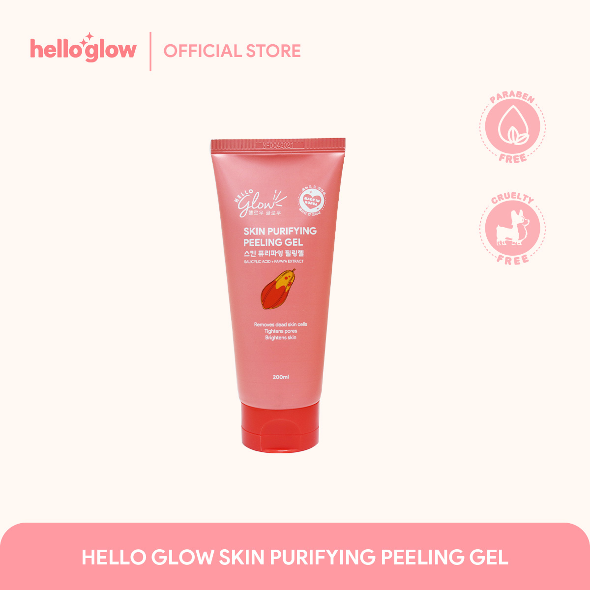 HELLO GLOW SKIN PURIFYING PEELING GEL 200ML
