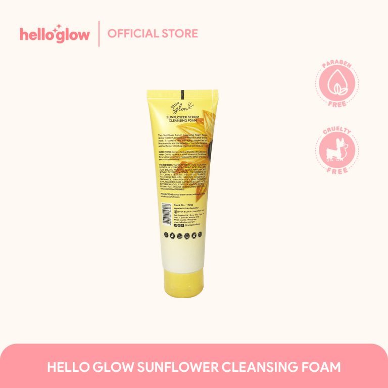 HELLO GLOW - SUNFLOWER CLEANSING FOAM 3