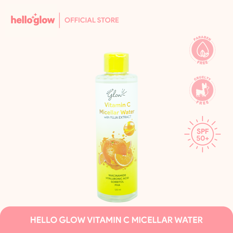 HELLO GLOW - VITAMIN C MICELLAR WATER WITH YUJA EXTCRACT