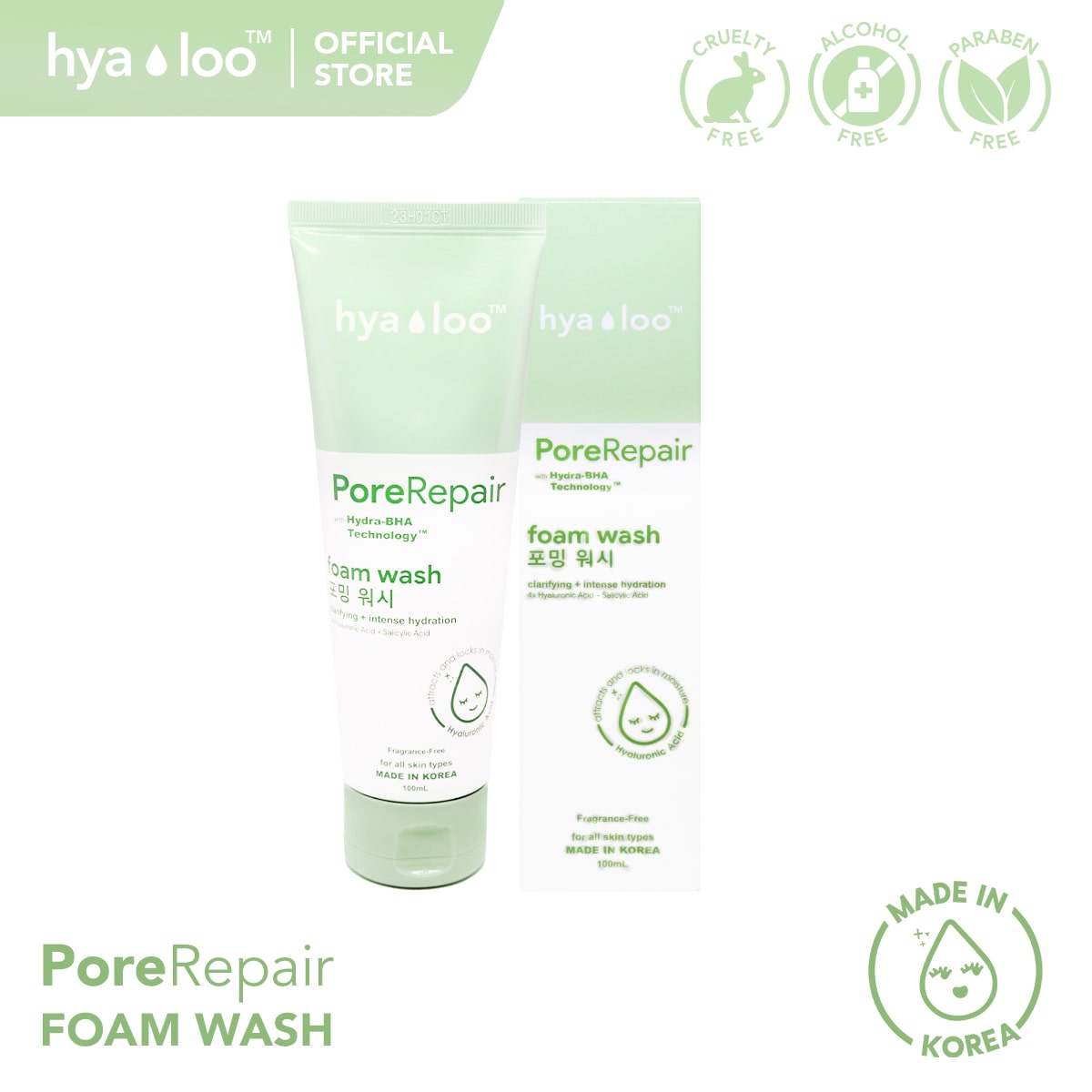 HYALOO PORE REPAIR FOAM WASH 100ML