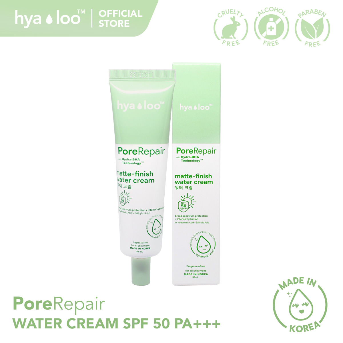 HYALOO PORE REPAIR MATTE WATER CREAM