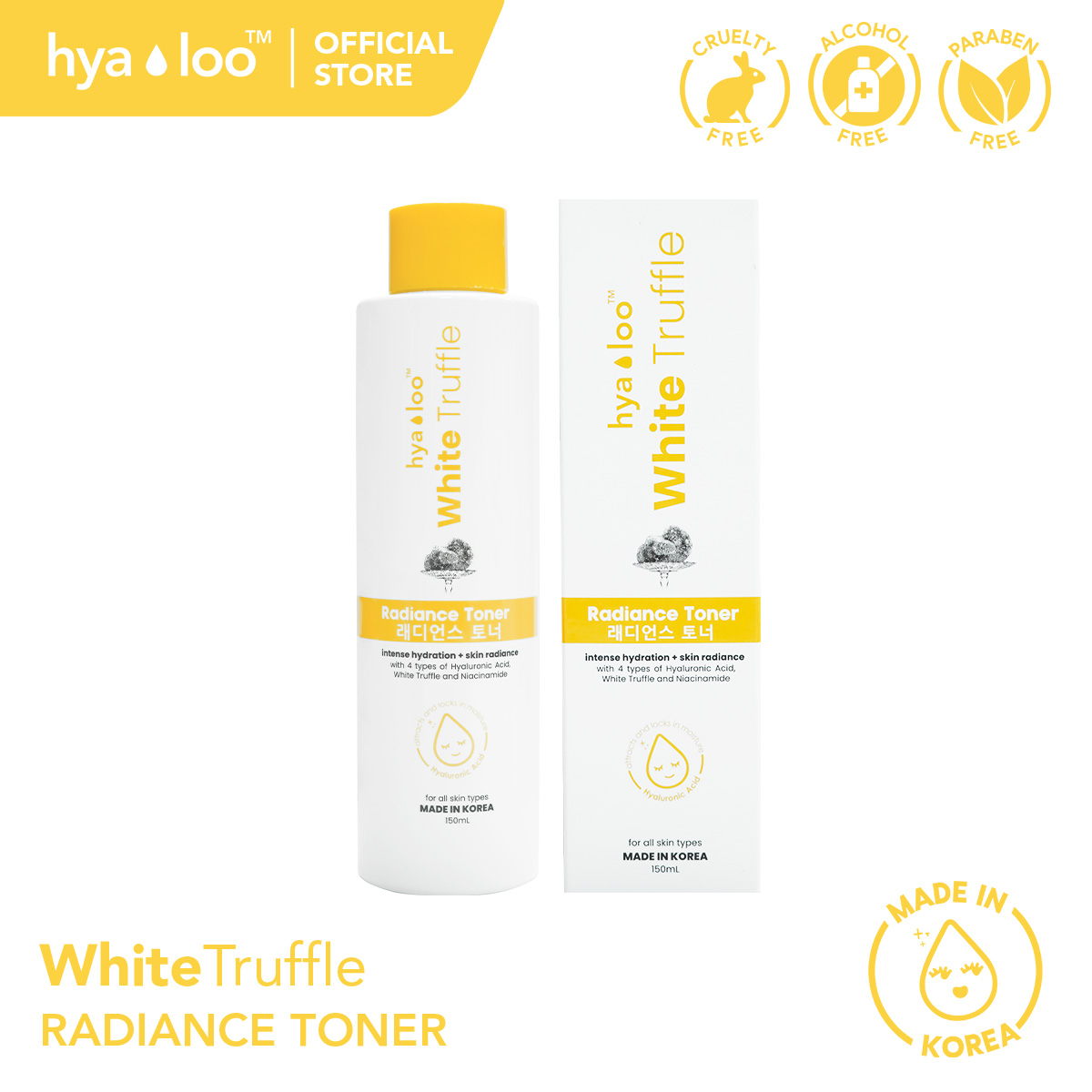HYALOO WHITE TRUFFLE RADIANCE TONER (150ml)