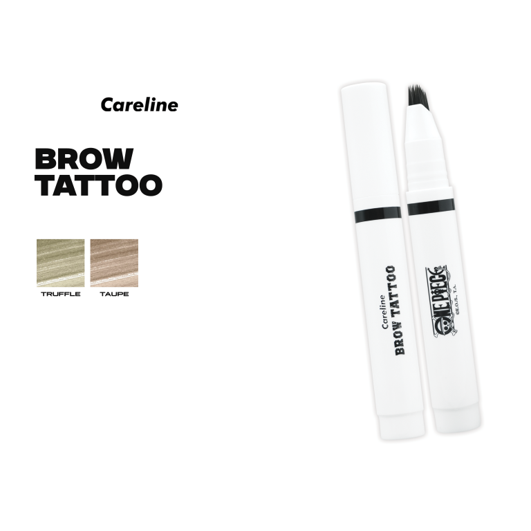 ONE PIECE X CARELINE BROW TATTOO