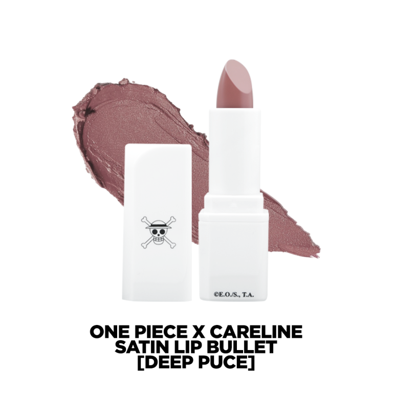 ONE PIECE X CARELINE SATIN LIP BULLET - DEEP PUCE