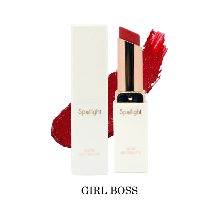 SPOTLIGHT SATIN BUTTER LIPS - GIRL BOSS